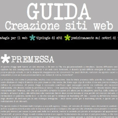 Guida creazione siti web